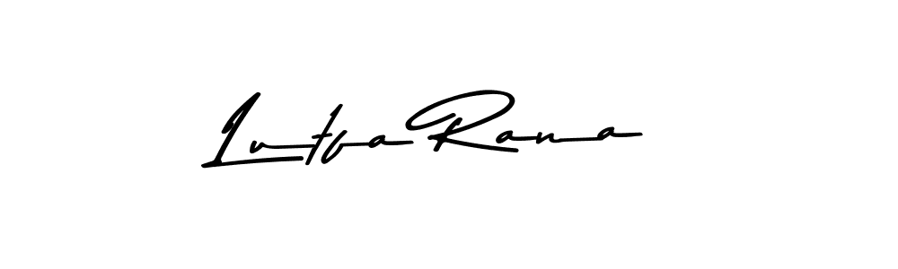 Make a beautiful signature design for name Lutfa Rana. Use this online signature maker to create a handwritten signature for free. Lutfa Rana signature style 9 images and pictures png