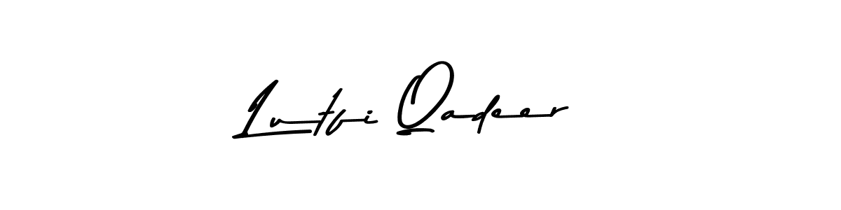 Similarly Asem Kandis PERSONAL USE is the best handwritten signature design. Signature creator online .You can use it as an online autograph creator for name Lutfi Qadeer. Lutfi Qadeer signature style 9 images and pictures png
