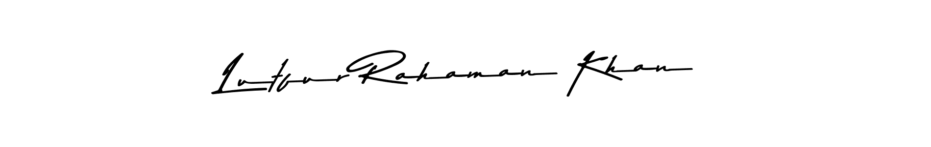Also we have Lutfur Rahaman Khan name is the best signature style. Create professional handwritten signature collection using Asem Kandis PERSONAL USE autograph style. Lutfur Rahaman Khan signature style 9 images and pictures png