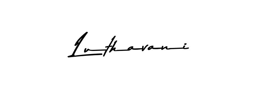 How to make Luthavani signature? Asem Kandis PERSONAL USE is a professional autograph style. Create handwritten signature for Luthavani name. Luthavani signature style 9 images and pictures png
