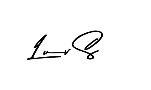 Create a beautiful signature design for name Luv S. With this signature (Asem Kandis PERSONAL USE) fonts, you can make a handwritten signature for free. Luv S signature style 9 images and pictures png