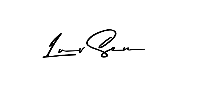 You can use this online signature creator to create a handwritten signature for the name Luv Sen. This is the best online autograph maker. Luv Sen signature style 9 images and pictures png