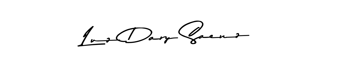 Make a beautiful signature design for name Luz Dary Saenz. With this signature (Asem Kandis PERSONAL USE) style, you can create a handwritten signature for free. Luz Dary Saenz signature style 9 images and pictures png