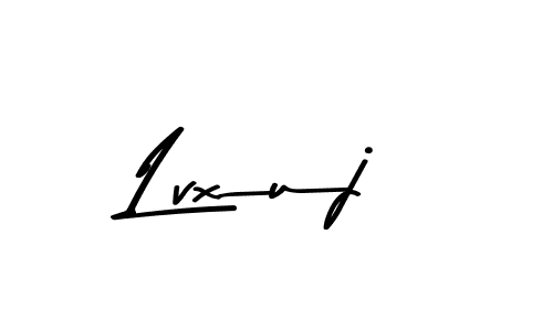 How to make Lvxuj name signature. Use Asem Kandis PERSONAL USE style for creating short signs online. This is the latest handwritten sign. Lvxuj signature style 9 images and pictures png