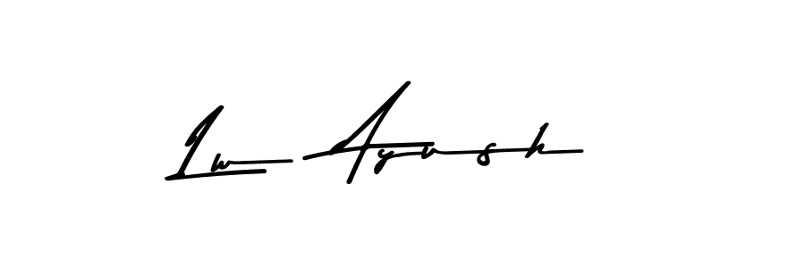 Once you've used our free online signature maker to create your best signature Asem Kandis PERSONAL USE style, it's time to enjoy all of the benefits that Lw  Ayush name signing documents. Lw  Ayush signature style 9 images and pictures png