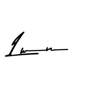 Use a signature maker to create a handwritten signature online. With this signature software, you can design (Asem Kandis PERSONAL USE) your own signature for name Lwn. Lwn signature style 9 images and pictures png