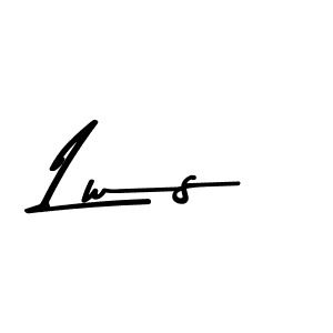 The best way (Asem Kandis PERSONAL USE) to make a short signature is to pick only two or three words in your name. The name Lws include a total of six letters. For converting this name. Lws signature style 9 images and pictures png