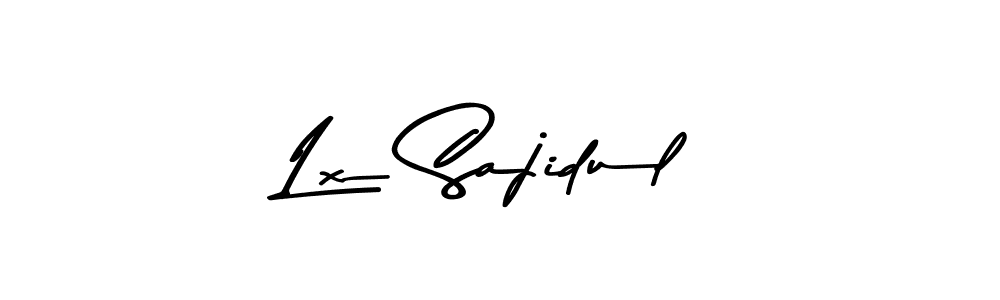 Use a signature maker to create a handwritten signature online. With this signature software, you can design (Asem Kandis PERSONAL USE) your own signature for name Lx Sajidul. Lx Sajidul signature style 9 images and pictures png