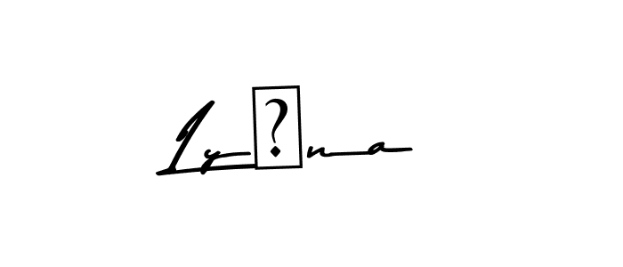 You should practise on your own different ways (Asem Kandis PERSONAL USE) to write your name (Ly na) in signature. don't let someone else do it for you. Ly na signature style 9 images and pictures png