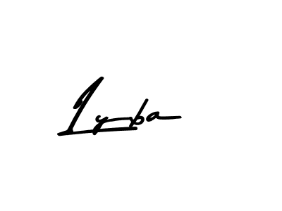 Also You can easily find your signature by using the search form. We will create Lyba name handwritten signature images for you free of cost using Asem Kandis PERSONAL USE sign style. Lyba signature style 9 images and pictures png