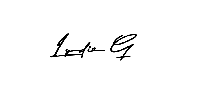 How to Draw Lydie G signature style? Asem Kandis PERSONAL USE is a latest design signature styles for name Lydie G. Lydie G signature style 9 images and pictures png