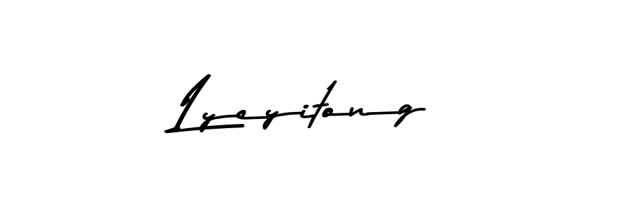 Make a beautiful signature design for name Lyeyitong. Use this online signature maker to create a handwritten signature for free. Lyeyitong signature style 9 images and pictures png