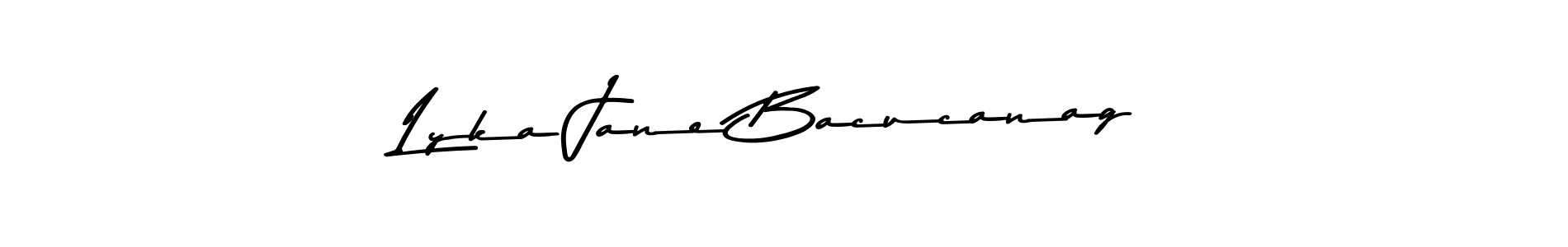Design your own signature with our free online signature maker. With this signature software, you can create a handwritten (Asem Kandis PERSONAL USE) signature for name Lyka Jane Bacucanag. Lyka Jane Bacucanag signature style 9 images and pictures png