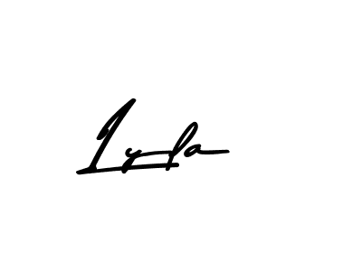 Asem Kandis PERSONAL USE is a professional signature style that is perfect for those who want to add a touch of class to their signature. It is also a great choice for those who want to make their signature more unique. Get Lyla name to fancy signature for free. Lyla signature style 9 images and pictures png