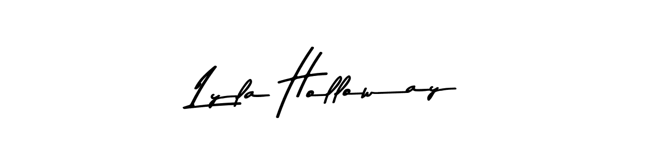How to make Lyla Holloway signature? Asem Kandis PERSONAL USE is a professional autograph style. Create handwritten signature for Lyla Holloway name. Lyla Holloway signature style 9 images and pictures png