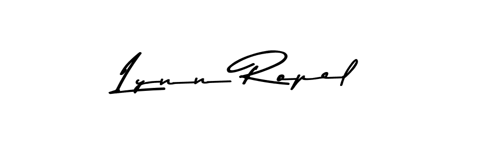 How to make Lynn Ropel name signature. Use Asem Kandis PERSONAL USE style for creating short signs online. This is the latest handwritten sign. Lynn Ropel signature style 9 images and pictures png