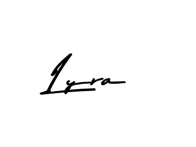 Create a beautiful signature design for name Lyra. With this signature (Asem Kandis PERSONAL USE) fonts, you can make a handwritten signature for free. Lyra signature style 9 images and pictures png