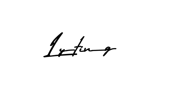 How to make Lyting signature? Asem Kandis PERSONAL USE is a professional autograph style. Create handwritten signature for Lyting name. Lyting signature style 9 images and pictures png