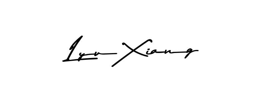 Similarly Asem Kandis PERSONAL USE is the best handwritten signature design. Signature creator online .You can use it as an online autograph creator for name Lyu Xiang. Lyu Xiang signature style 9 images and pictures png