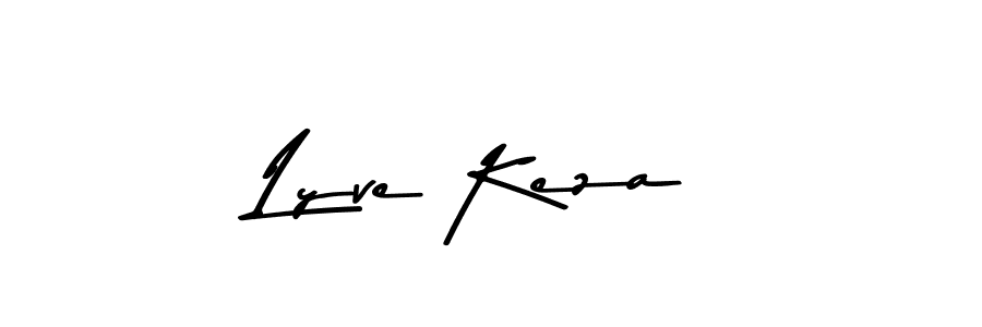 The best way (Asem Kandis PERSONAL USE) to make a short signature is to pick only two or three words in your name. The name Lyve Keza include a total of six letters. For converting this name. Lyve Keza signature style 9 images and pictures png