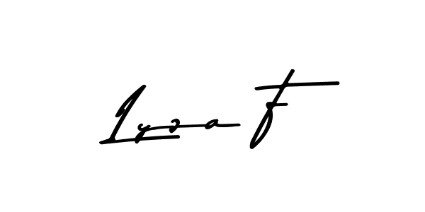 Make a beautiful signature design for name Lyza F. Use this online signature maker to create a handwritten signature for free. Lyza F signature style 9 images and pictures png