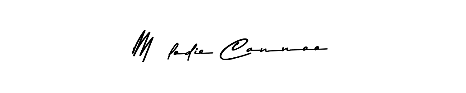 This is the best signature style for the Mélodie Cannoo name. Also you like these signature font (Asem Kandis PERSONAL USE). Mix name signature. Mélodie Cannoo signature style 9 images and pictures png