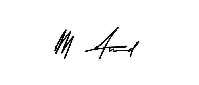 Also we have M   And name is the best signature style. Create professional handwritten signature collection using Asem Kandis PERSONAL USE autograph style. M   And signature style 9 images and pictures png