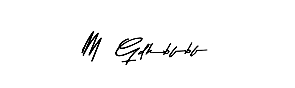How to make M  Gdhbfbf signature? Asem Kandis PERSONAL USE is a professional autograph style. Create handwritten signature for M  Gdhbfbf name. M  Gdhbfbf signature style 9 images and pictures png