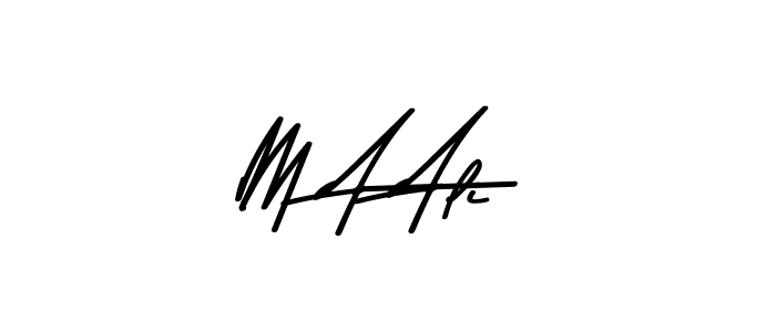 Also You can easily find your signature by using the search form. We will create M A Ali name handwritten signature images for you free of cost using Asem Kandis PERSONAL USE sign style. M A Ali signature style 9 images and pictures png