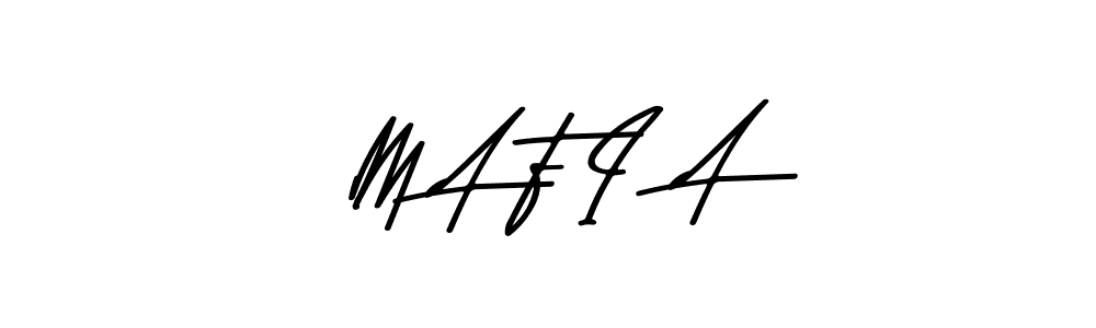 Use a signature maker to create a handwritten signature online. With this signature software, you can design (Asem Kandis PERSONAL USE) your own signature for name M A F I  A. M A F I  A signature style 9 images and pictures png