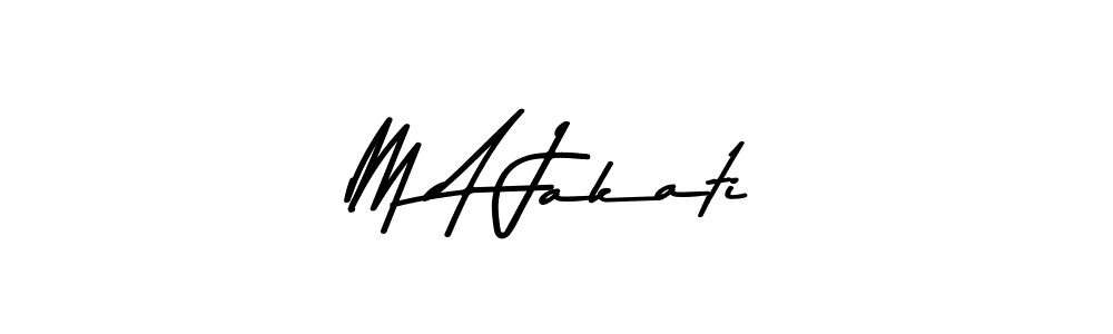 This is the best signature style for the M A Jakati name. Also you like these signature font (Asem Kandis PERSONAL USE). Mix name signature. M A Jakati signature style 9 images and pictures png