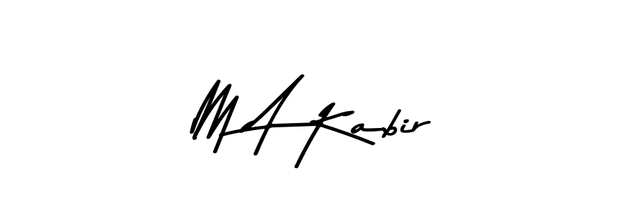 Design your own signature with our free online signature maker. With this signature software, you can create a handwritten (Asem Kandis PERSONAL USE) signature for name M A Kabir. M A Kabir signature style 9 images and pictures png