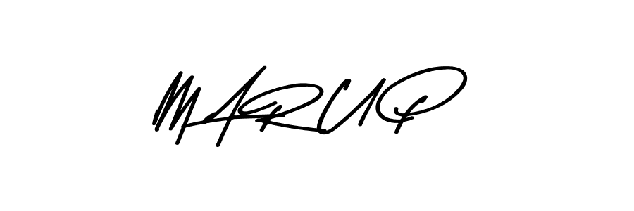 M A R U P stylish signature style. Best Handwritten Sign (Asem Kandis PERSONAL USE) for my name. Handwritten Signature Collection Ideas for my name M A R U P. M A R U P signature style 9 images and pictures png