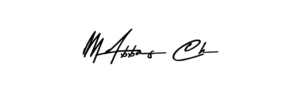 Here are the top 10 professional signature styles for the name M Abbas Ch. These are the best autograph styles you can use for your name. M Abbas Ch signature style 9 images and pictures png