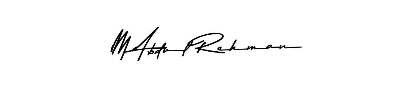 Also we have M Abdul Rehman name is the best signature style. Create professional handwritten signature collection using Asem Kandis PERSONAL USE autograph style. M Abdul Rehman signature style 9 images and pictures png