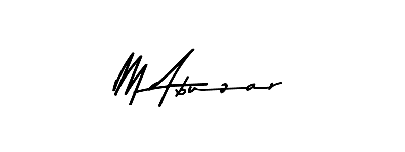 Here are the top 10 professional signature styles for the name M Abuzar. These are the best autograph styles you can use for your name. M Abuzar signature style 9 images and pictures png