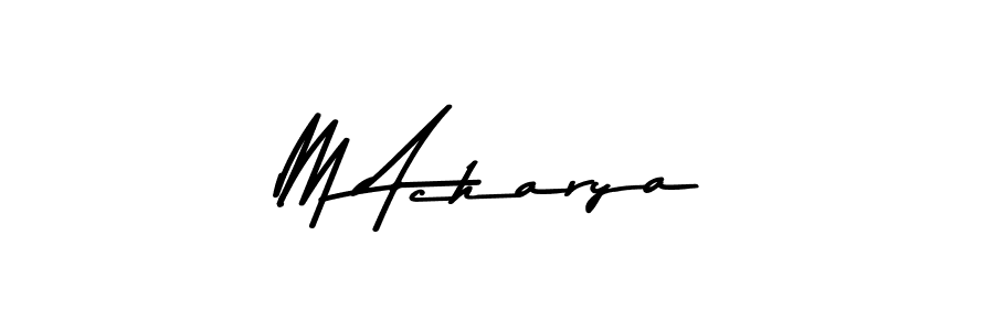 if you are searching for the best signature style for your name M Acharya. so please give up your signature search. here we have designed multiple signature styles  using Asem Kandis PERSONAL USE. M Acharya signature style 9 images and pictures png