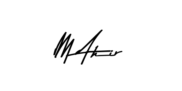 You can use this online signature creator to create a handwritten signature for the name M Ahir. This is the best online autograph maker. M Ahir signature style 9 images and pictures png