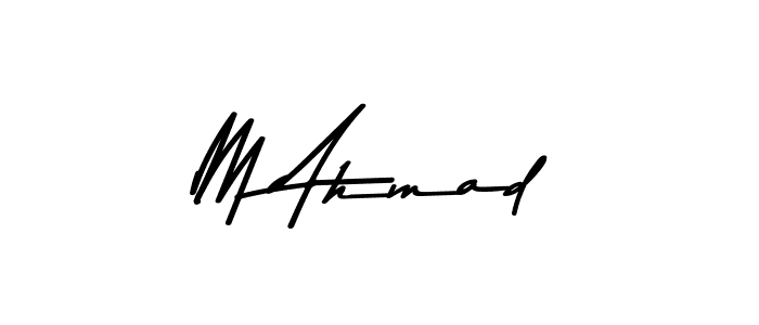 How to make M Ahmad signature? Asem Kandis PERSONAL USE is a professional autograph style. Create handwritten signature for M Ahmad name. M Ahmad signature style 9 images and pictures png