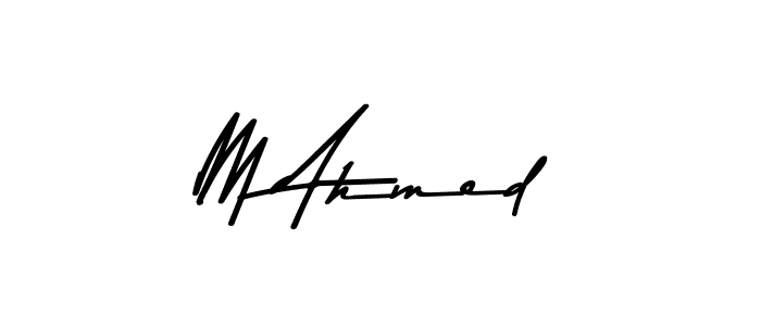 Use a signature maker to create a handwritten signature online. With this signature software, you can design (Asem Kandis PERSONAL USE) your own signature for name M Ahmed. M Ahmed signature style 9 images and pictures png