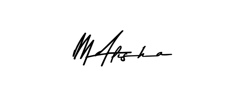 Similarly Asem Kandis PERSONAL USE is the best handwritten signature design. Signature creator online .You can use it as an online autograph creator for name M Alisha. M Alisha signature style 9 images and pictures png