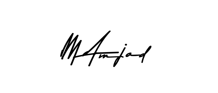 Similarly Asem Kandis PERSONAL USE is the best handwritten signature design. Signature creator online .You can use it as an online autograph creator for name M Amjad. M Amjad signature style 9 images and pictures png