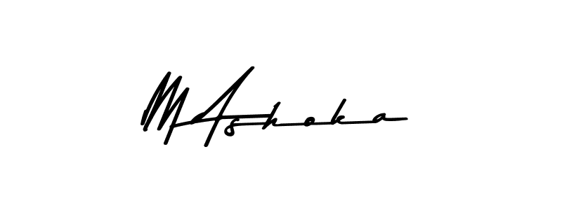 Here are the top 10 professional signature styles for the name M Ashoka. These are the best autograph styles you can use for your name. M Ashoka signature style 9 images and pictures png