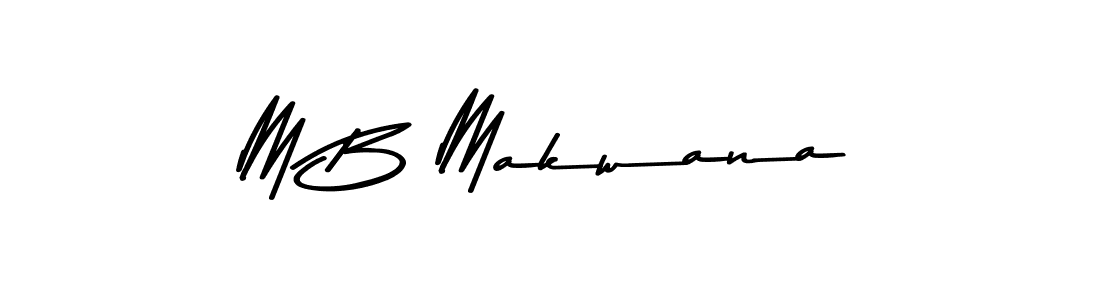 Also we have M B Makwana name is the best signature style. Create professional handwritten signature collection using Asem Kandis PERSONAL USE autograph style. M B Makwana signature style 9 images and pictures png