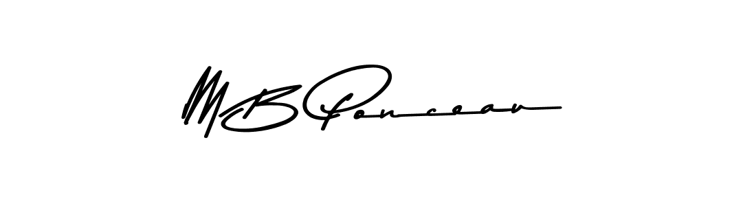 Similarly Asem Kandis PERSONAL USE is the best handwritten signature design. Signature creator online .You can use it as an online autograph creator for name M B Ponceau. M B Ponceau signature style 9 images and pictures png