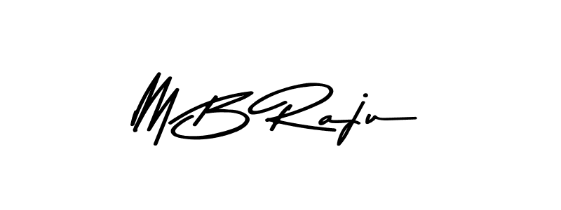 Design your own signature with our free online signature maker. With this signature software, you can create a handwritten (Asem Kandis PERSONAL USE) signature for name M B Raju. M B Raju signature style 9 images and pictures png