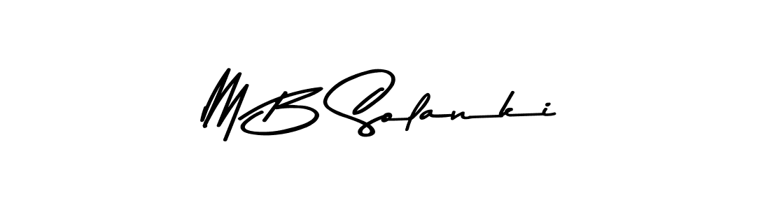 You should practise on your own different ways (Asem Kandis PERSONAL USE) to write your name (M B Solanki) in signature. don't let someone else do it for you. M B Solanki signature style 9 images and pictures png