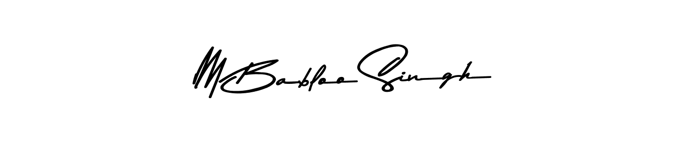 You should practise on your own different ways (Asem Kandis PERSONAL USE) to write your name (M Babloo Singh) in signature. don't let someone else do it for you. M Babloo Singh signature style 9 images and pictures png