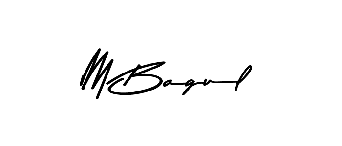 How to make M Bagul signature? Asem Kandis PERSONAL USE is a professional autograph style. Create handwritten signature for M Bagul name. M Bagul signature style 9 images and pictures png