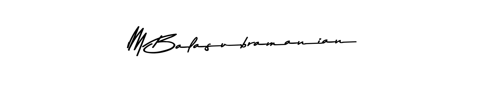 Also we have M Balasubramanian name is the best signature style. Create professional handwritten signature collection using Asem Kandis PERSONAL USE autograph style. M Balasubramanian signature style 9 images and pictures png